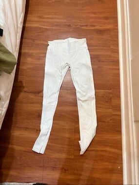 lululemon athletica White Track Pants / Joggers
